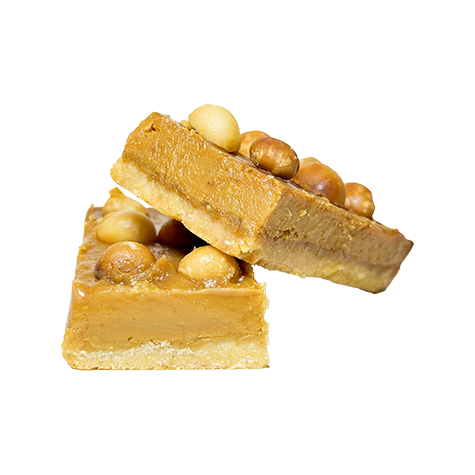 Macadamia Caramel Slice