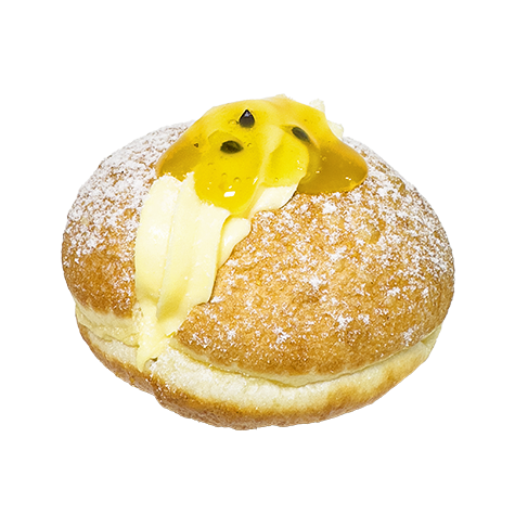 Custard Passion Fruit Donut